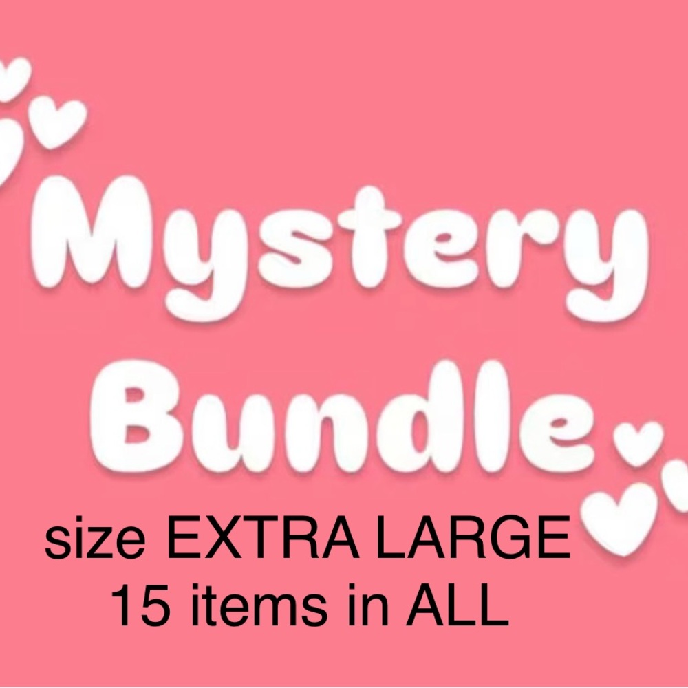 MYSTERY BUNDLE 
All Women's Size EXTRA LARGE 
15 Pieces in Total